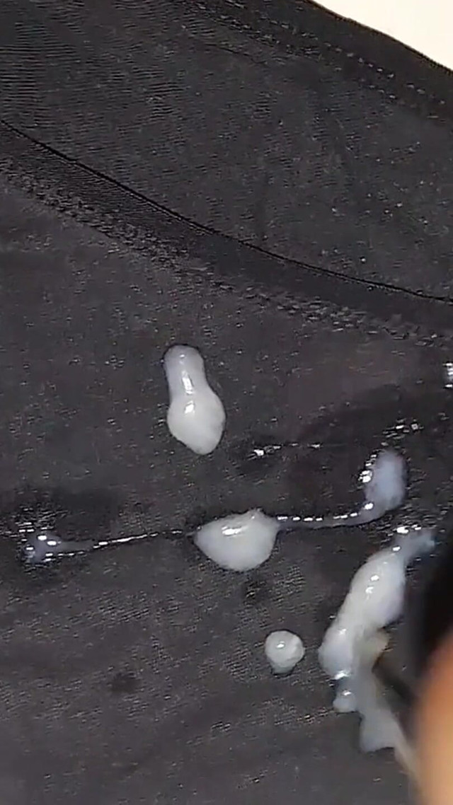 Cumming on Her Panties 4 Cumshots (Black guy)