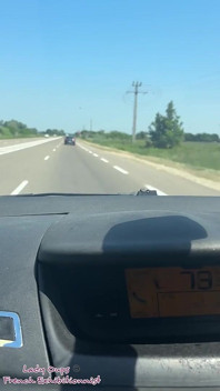 Wife Slut Woman Fountain in Car