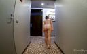 MILF Oxana: Compilation of three nude dares in hotel