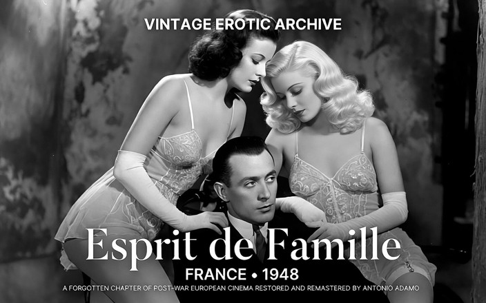 Vintage Erotic Archive: Family Spirit France, 1948 - Restorasi Edisi