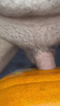 Pumpkin Makes Me Cum Twice!!!