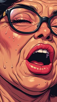Mature Orgasm Face Art