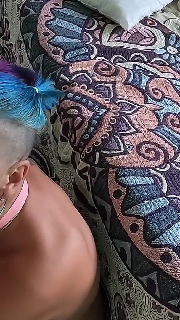 Tailed Wife Sucking Cock and Licking Balls Then Eating Cum (Carrotcake19)