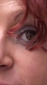 She masturbates in the car before getting fucked by a horny old man