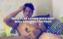Evan Perverts: Muskulöser latino mit sehr sexy und aufrechten tattoos