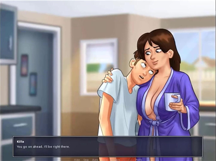 Cartoon Play: Summertime saga part 37 - stepaunt have fun with stepnephew