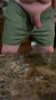 Jerking My Big Cock and Cumming for Your Stepmom