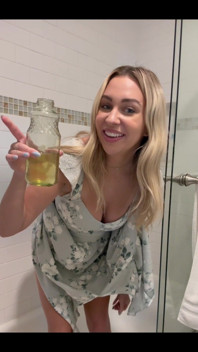 Peeing in an Empty Glass Lemon Juice Container!