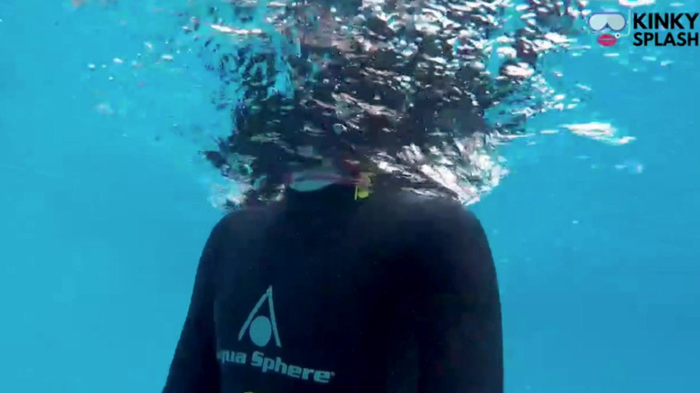 UKCuteGirl Lucy Lauren: Underwater Wetsuit JOI in My Private Pool