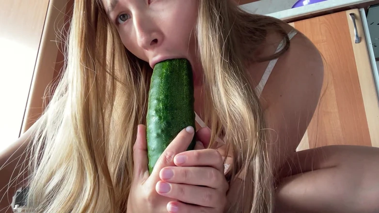 Stacy_via: I'm Flirting with a Cucumber. Part One