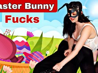 Training Zero: Wielkanocny króliczek pieprzy ustalanie Femdom Cosplay