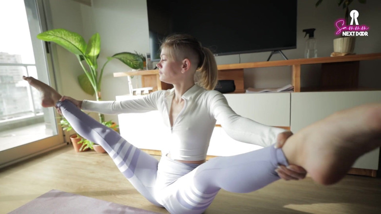Sammm Next Door: Pull My Yoga Pants Down and Fuck Me in Downward...