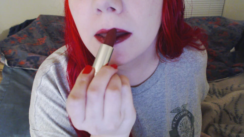 Scarlet Vixen: Fetiș cu buze n gură ruj roșu fierbinte