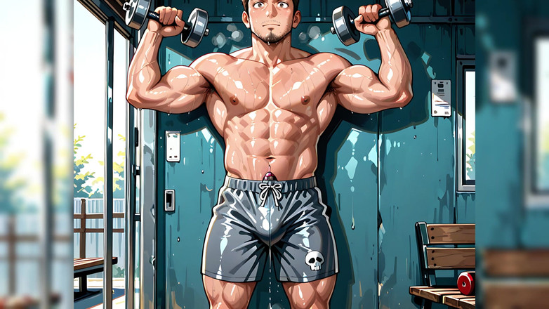 Erotic Man: Ai Mężczyźni z ogromnymi mięśniami