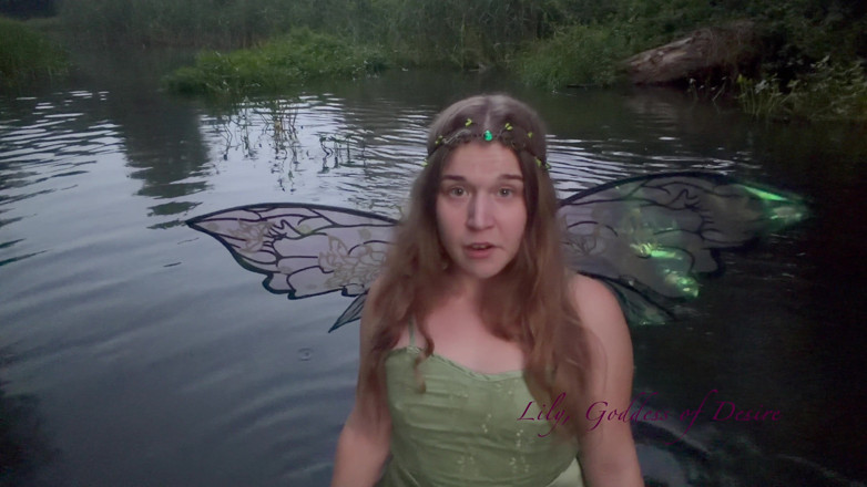 Lily, Goddess of Desire: The Water Fairy Appears and Tempts You as Darkness Falls