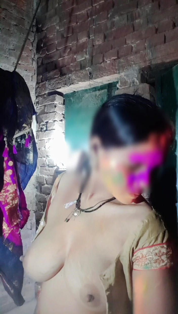 Renudbf: Indisches jungfräuliches dorfmädchen holi sex viral mms