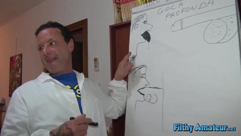 Filthy Amateur: Deepthroat lessons of whore wives
