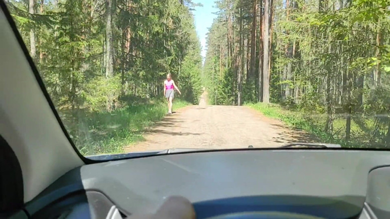 S-Wife Katy: A Married Slut Got Lost in the Forest, Helped Her...