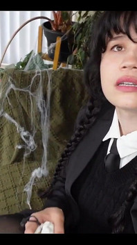Wednesday Addams Takes Huge Cock & Load Ft. Yhivi