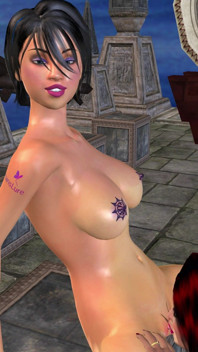 Animated 3D Cartoon Porn - a Beautiful Girl's Pussy Licked by a Big Breasted Shemale