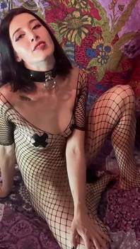 Playing with Tail Plug and Dildo