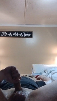 Horny Stepdaddy Strokes Himself