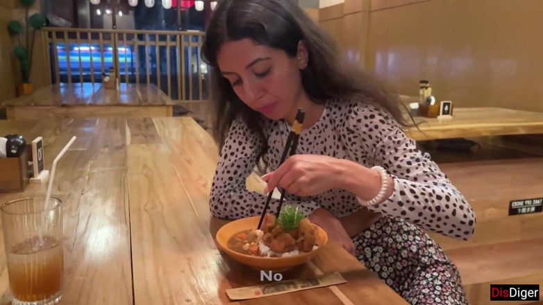 Dis Diger: I Cum on a Girl's Face in Sushi Bar and...