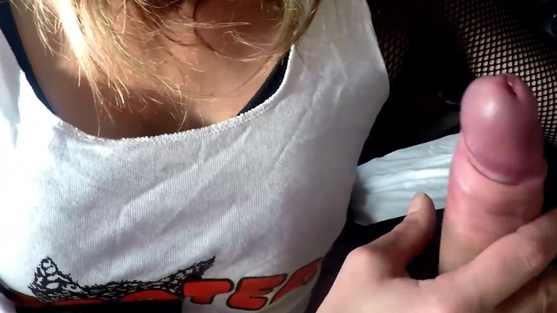 Nylon Xtreme: Footjob and nylon mask on hooters girl