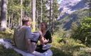Yummy Mira: Baise sauvage dans la nature dans les Alpes suisses - Miradavid