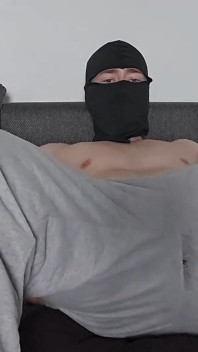 Watched Porn, Bulge in Sweatpants Got Fatter and Fatter - Precum Drips Through the Fabric