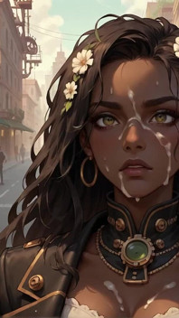 Regina neagră fierbinte este magnific și nesătabil în Acest Steampunk XXX!