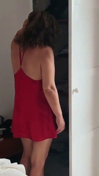 A Beautiful Stepmom at the Beach Shows Me Her Big, Hairy Pussy so I Can Jerk off Before We Go Into the Water.