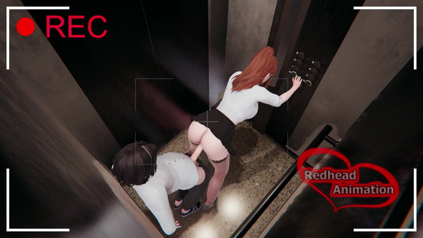 The Ai Camera Catches a MILF and Neighbor Fucking in the Elevator (TravisMillpi)