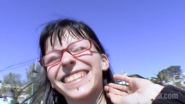 Sextermedia by Pete: Wet Cunt Fucked by Vibrator on the Beach