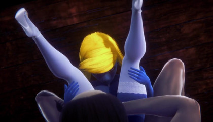 Wraith ward: Gargamel Smurfing Smurfette: parodie na smurf