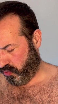 Stepdaddy Bear Fucks My Ass Bareback (part 1)