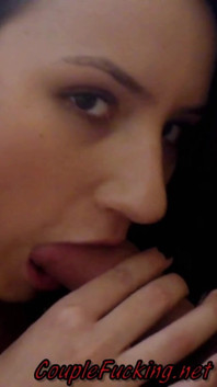 Sexy Teen Sucking Mature Cock and Liking It Very Much