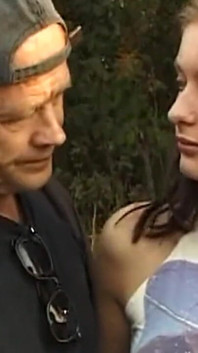 Mature Brunette Devours Cock in Wild Outdoor Group Bang