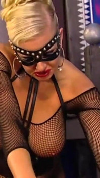 Big boobs blonde and masked big dick latex fetish