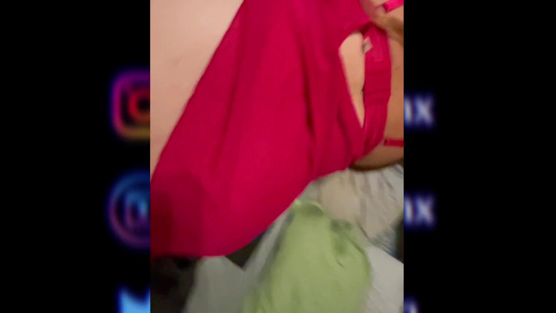 Namora Minx: Sexy BBW taking dick in her nightgown