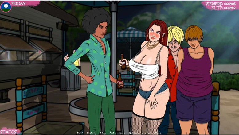 XXX Games Bunk: Lust Town - Gameplay - Roleplay - Amanda Works in Bar and Gets...