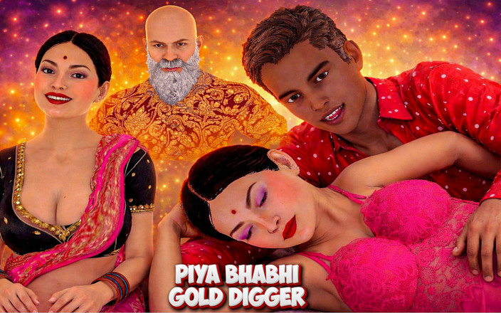 Piya Bhabhi: Wielki cyc milf złoty digger pieprzy bogatego starca w luksusowej...