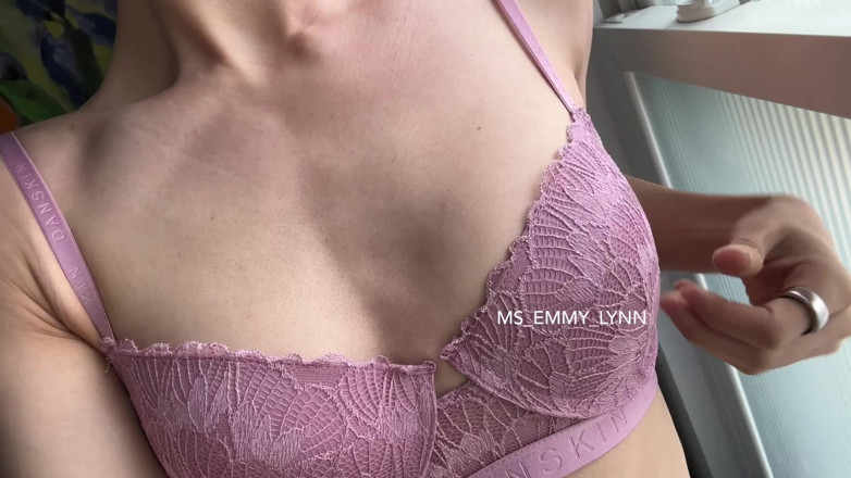 Ms_Emmy_Lynn: Removing My Favorite Bra for You: Small Tits Perky Nips