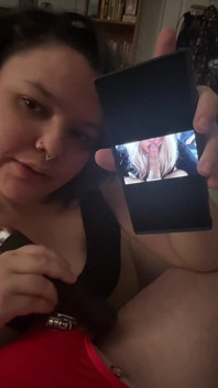 Chastity Cuck Teasing! Dirty Talk Sph & Showing Him Pictures of Me with My Bull! Vibrator Stimulating