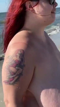 Nudist in the Beach