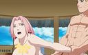 Hentai ZZZ: Naruto o fute pe Sakura pe la spate, Hentai