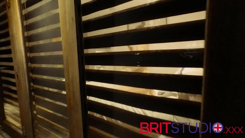 Brit Studio: You watch your neighbour masturbating