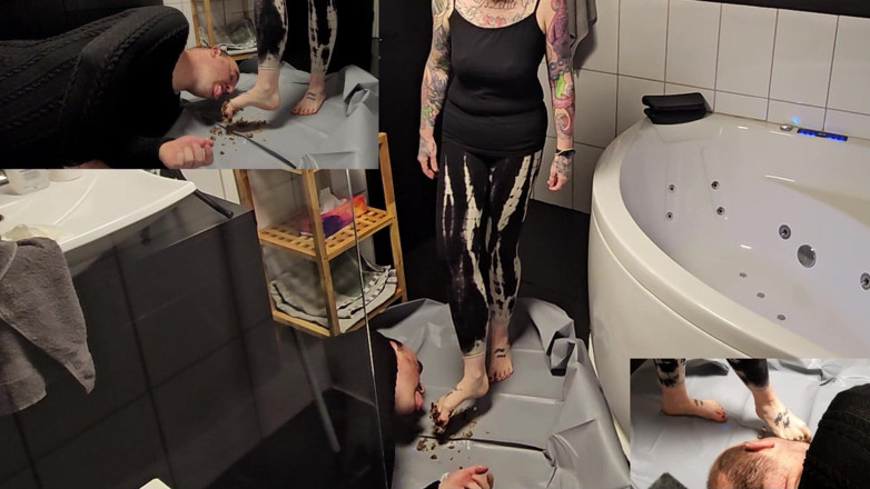 Femdom-Team-German: My Slave Gets Something to Eat Again - Not That He...