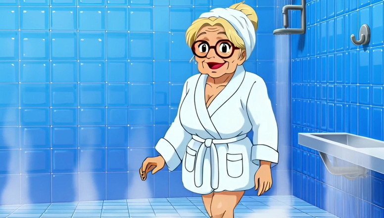 Octopussy Lovers Club: Avó nudista casada foi fodida em uma bunda grande pelo...