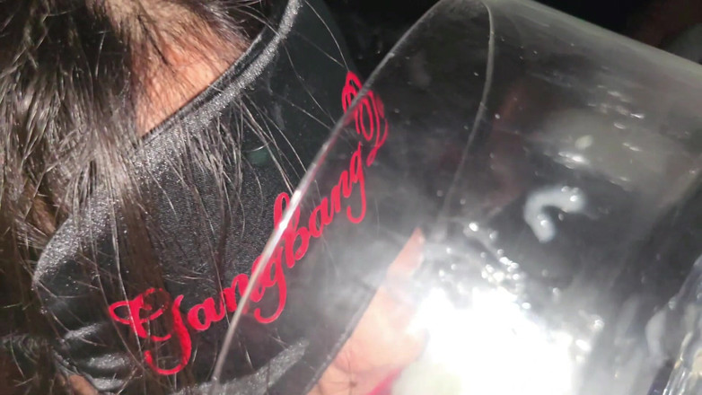 NubeBukkake: Bukkake na Taça Gangbang